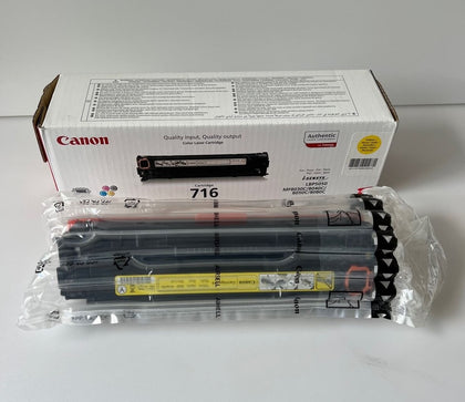 Canon 716 yellow original toner cartridge (1977B002) - open box