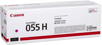 Canon 055H Magenta High-Yield Toner Cartridge (3018C002) - open box