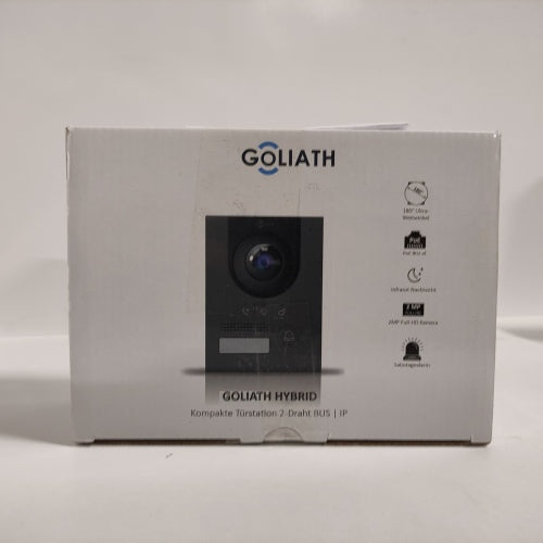 Ecost customer return Goliath IP | SurfaceMounted | Video Door Intercom | 2MP | Anthracite Door Stat
