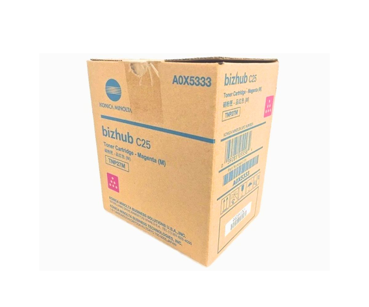 Konica Minolta A0X5333 (TNP27M) Magenta Toner Cartridge