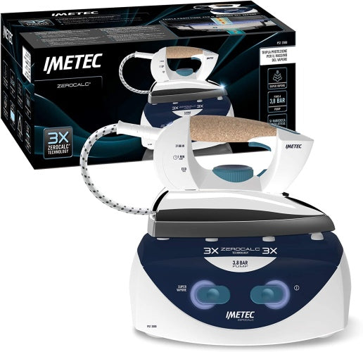 Ecost Customer Return, Imetec Zerocalc Ps1 2000 Compact Iron, Pump Pressure up to 3.8 Bar, Anti-Lime