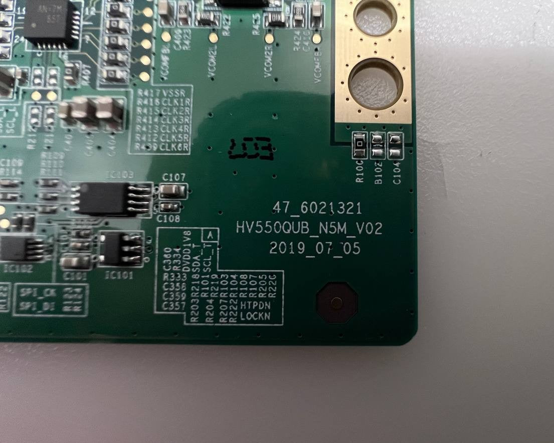 T-Con 47-6021321 HV550QUB_N5M_V02 for Sony KD-55X81J TV