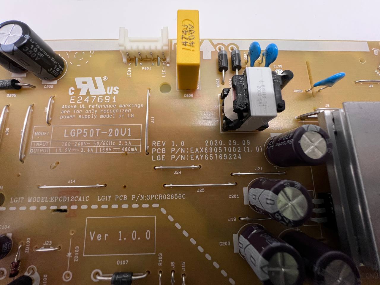 Power Supply LGP50T-20U1 EAX69057002 for LG 50UQ75003LF TV