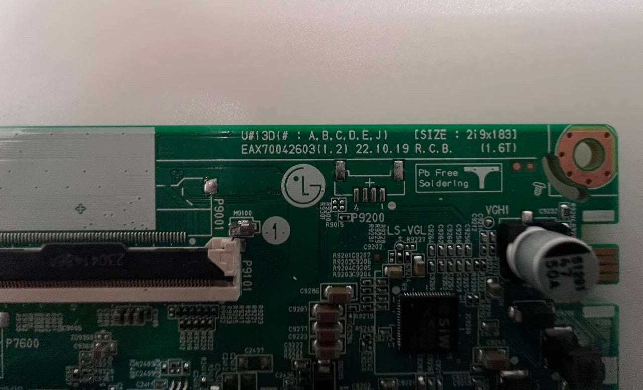 Mother Board EAX70042603 (1.2) for LG 50UR73003LA TV