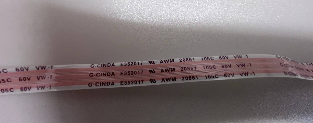 LVDS Cable G-CINDA E352017 AWM 20861 105C 60V VW-1 for TCL 40FHD7900 TV