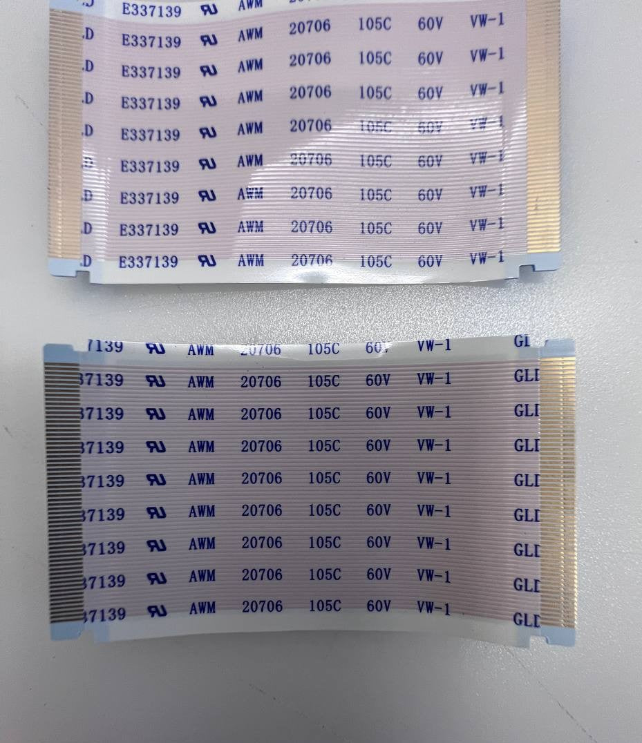 Flex cable E337139 AWM 20706 105C 60V VW-1 for Philips 43PUS8518/12 TV