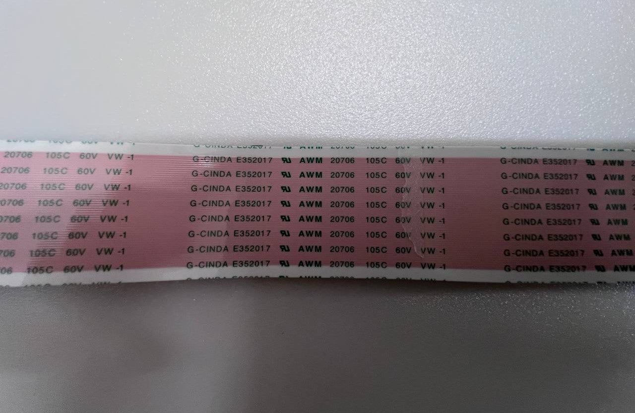 LVDS Cable G-CINDA E352017 AWM 20706 105C 60V VW-1 for MSI MAG 27CQ6PF Monitor