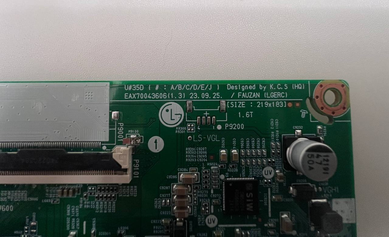 Mainboard EAX70043606 (1.3) for LG 55NANO81T3A TV