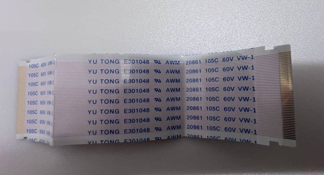 LVDS Cable YU TONG E301048 AWM 20861 105C 60V VW-1 for TCL 40FHD7900 TV