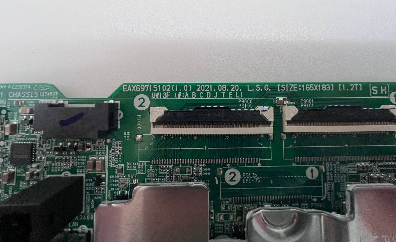 Mainboard EAX69715102 (1.0) for LG 55UP75003LF TV