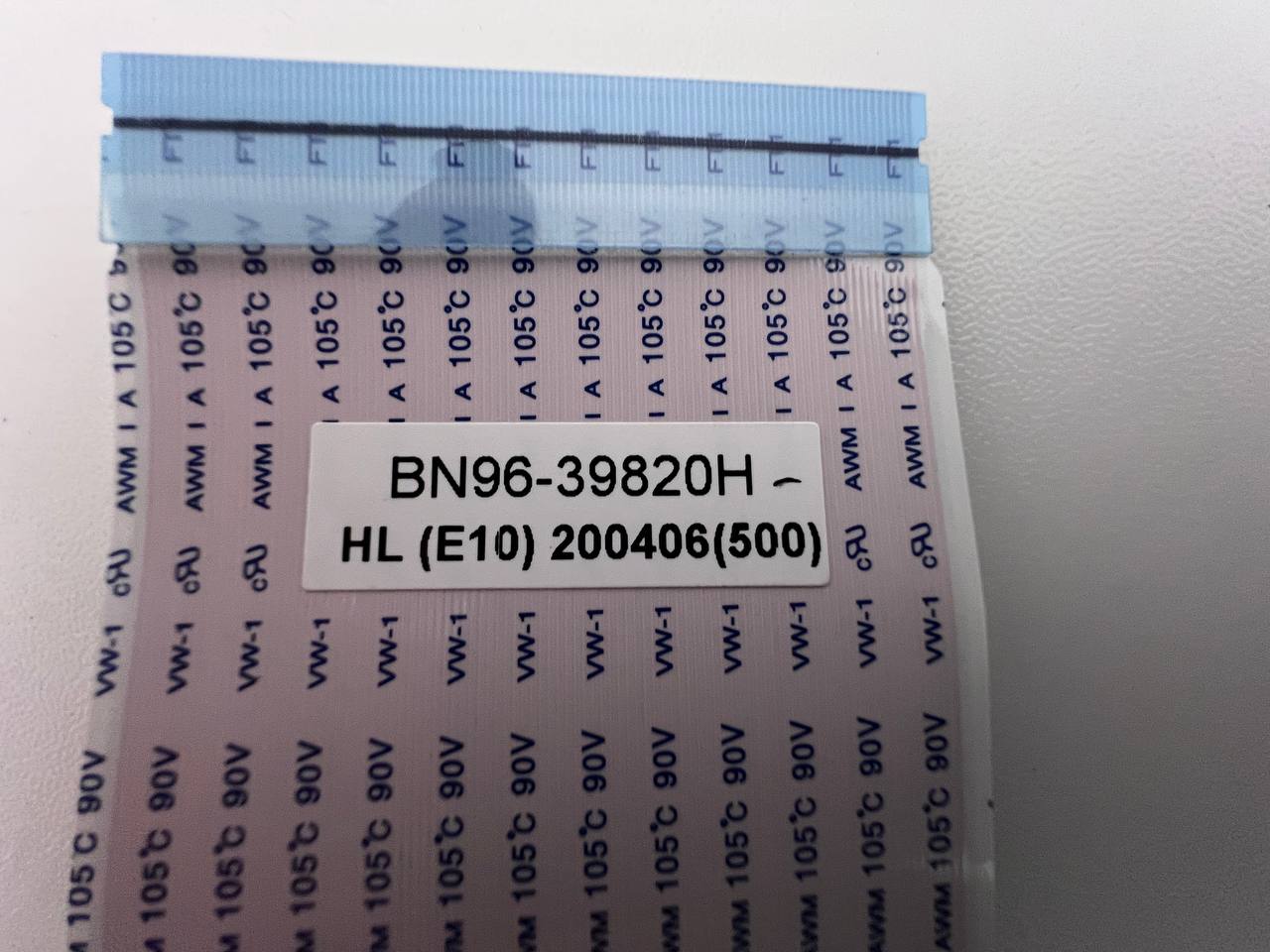 Samsung UE58TU7175U Smart TV LVDS Cable - BN96-39820H