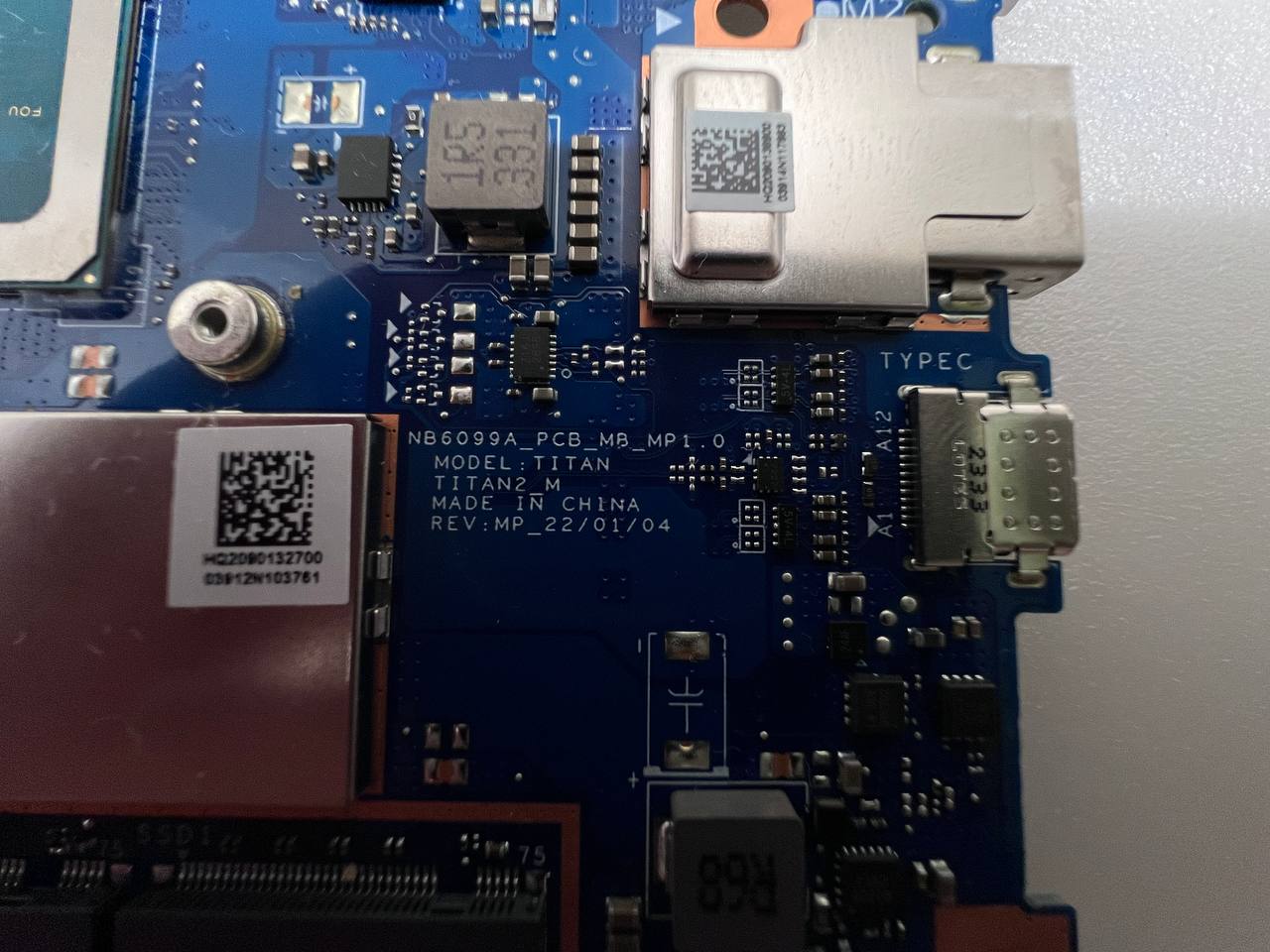 Samsung Galaxy Book2 NP750XED - Original Motherboard NB6099A_PCB_MB_MP1.0 (i3-1215U, 8GB RAM)