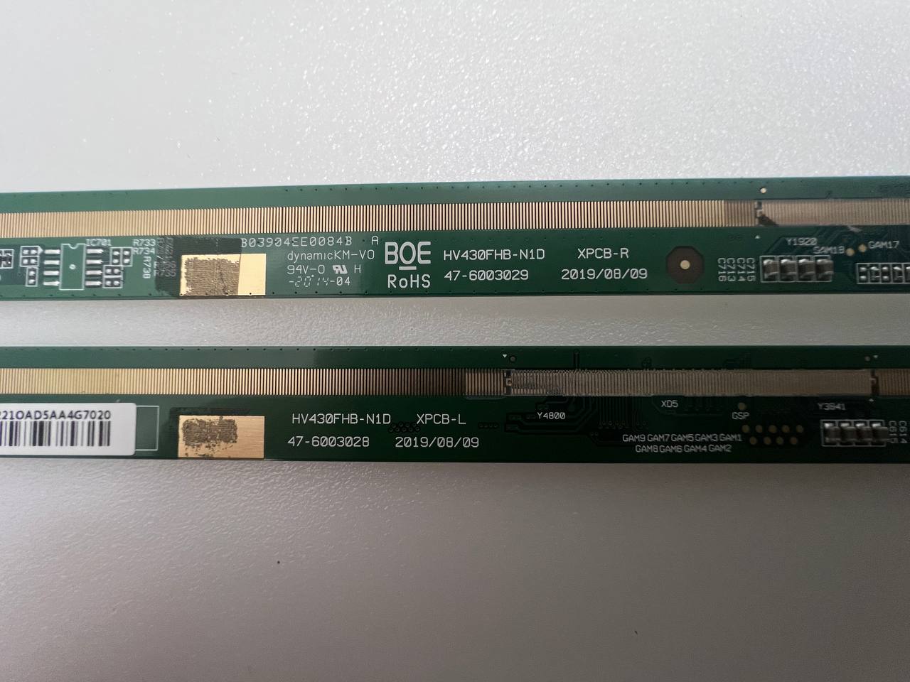 LG 43LM6300PLA LCD Panel Matrix Board – HV430DHB-N1D (XPCB-L / XPCB-R)