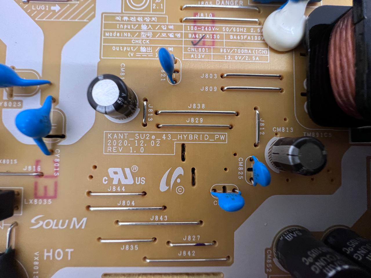 Samsung UE43AU7172U Smart TV Power Supply - KANT_SU2e_43_HYBRID_PW (BA43PA130)