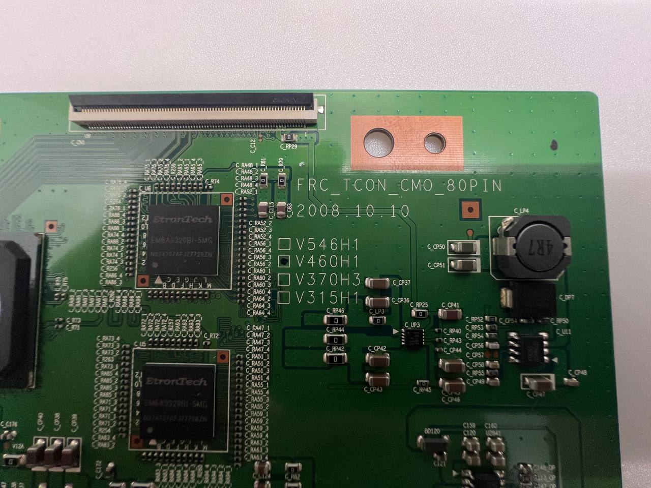 T-Con V460H1 FRC_TCON_CMO_80PIN for Samsung UE46B7070WW TV