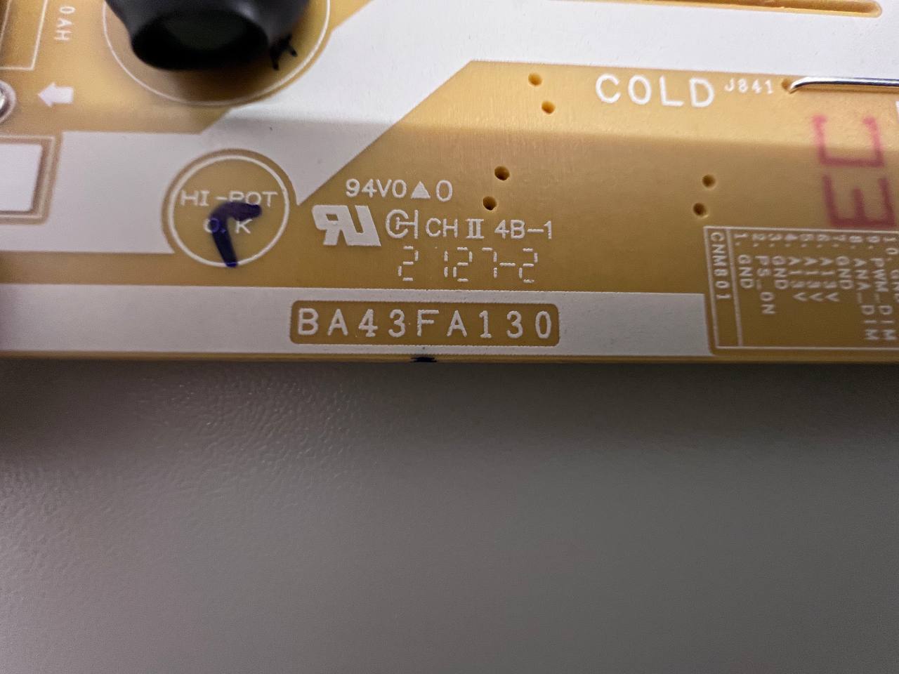 Samsung UE43AU7172U Smart TV Power Supply - KANT_SU2e_43_HYBRID_PW (BA43PA130)