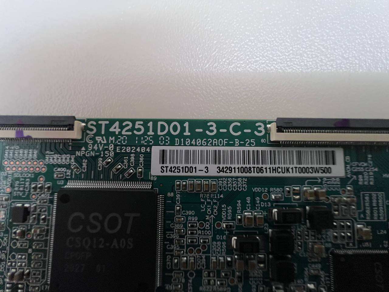 Xiaomi L43M6-6AEU Smart TV T-Con - ST4251D01-3-C-3