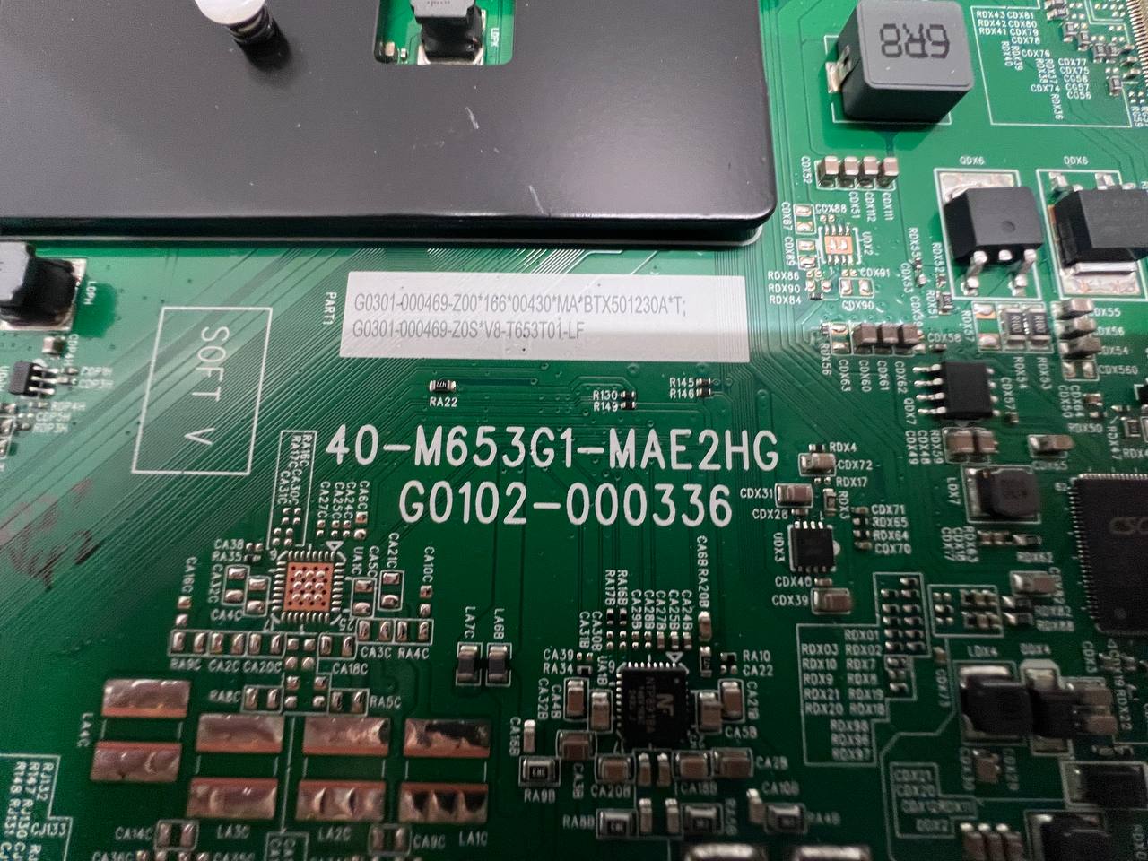 Mainboard 40-M653G1-MAE2HG G0102-000336 for TCL 75MQLED85 TV