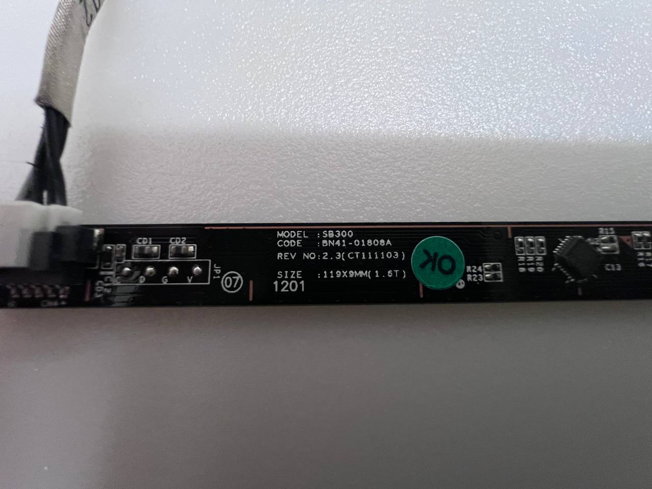 Control Button Board SB300 BN41-01808A BN96-21731B for Samsung S24B300H