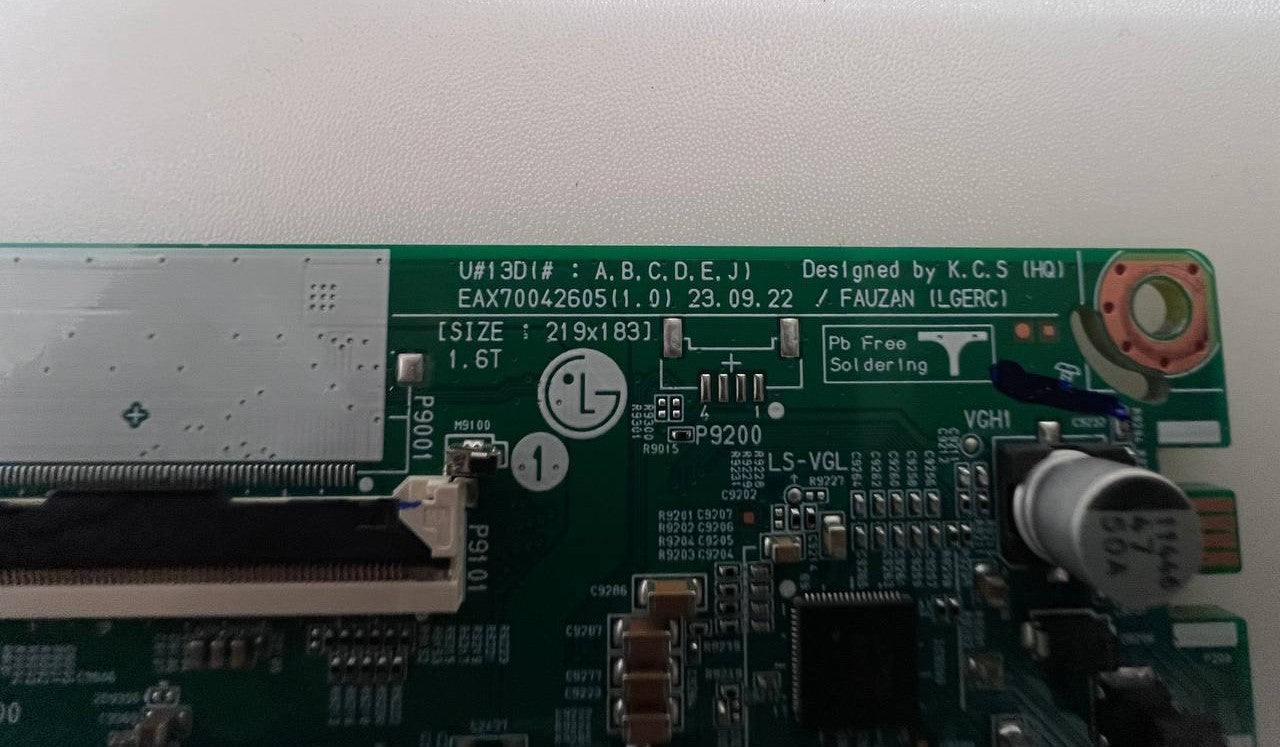 Mainboard EAX70042605 (1.0) for LG 55UR81003LJ Smart TV