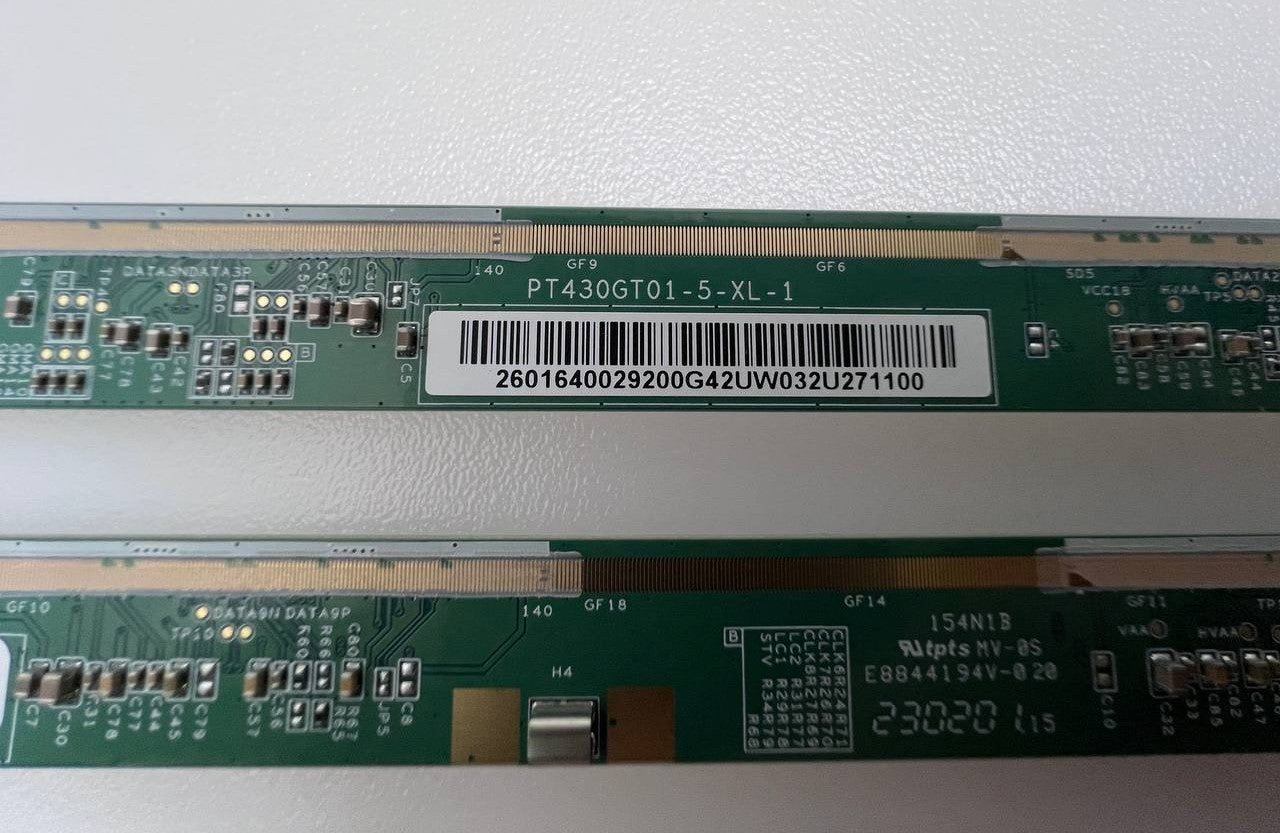 LG 43UR78003LK Smart TV Matrix Boards - PT430GT01-5-XL-1 / PT430GT01-5-XR-1