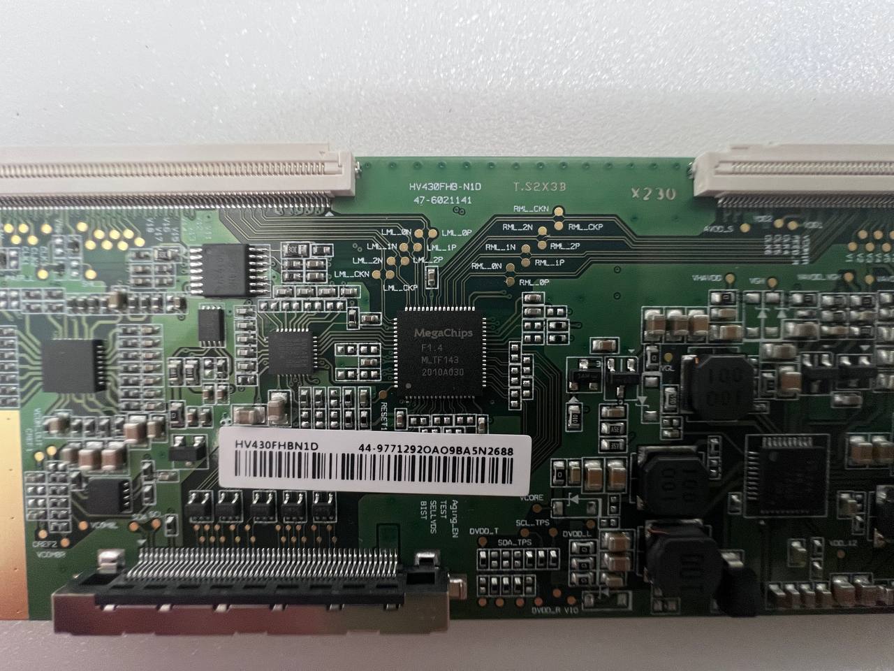 LG 43LM6300PLA T-Con Board – HV430FH3-N1D / T.S2X3B / 47-6021141