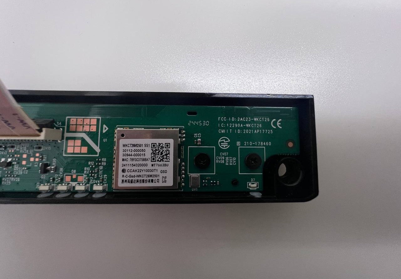 Control board with RF Module 30112-000050 for TCL 75MQLED85 TV
