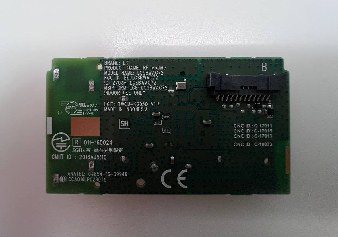 RF Module LGSBWAC72 EAT63377302 for LG 55UK7550MLA TV