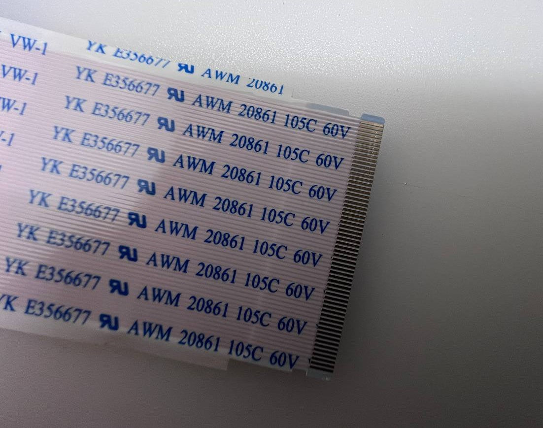 LVDS Cable YK E356677 AWM 20861 105C 60V VW-1 for Xiaomi TV L55MA-SEU