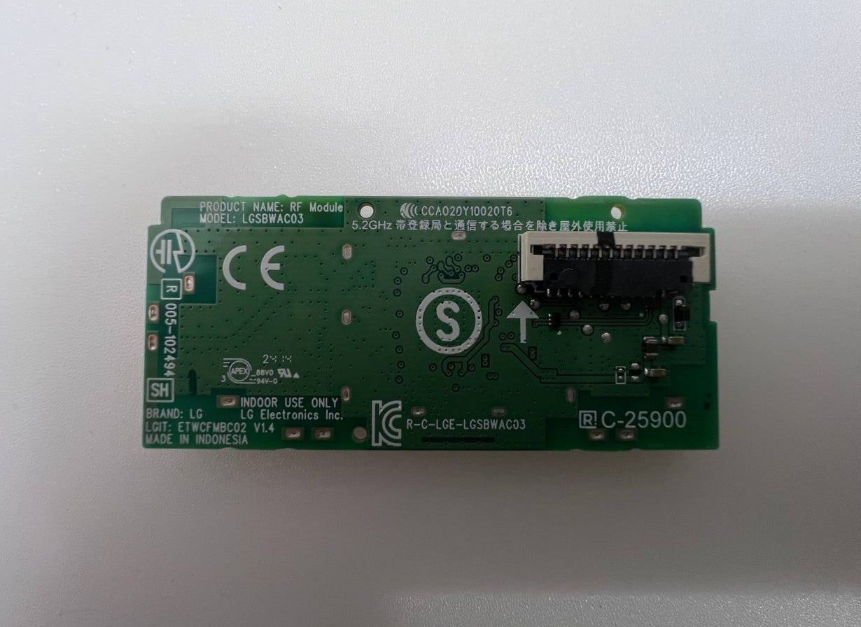 RF Module LGSBWAC03 EAT65166902 for LG 55NANO81T3A TV