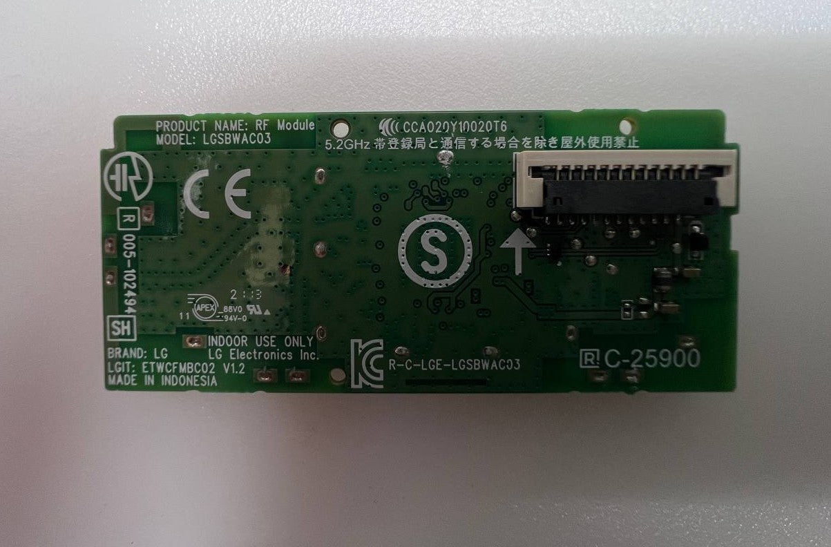 RF Module LGSBWAC03 EAT65166902 for LG 75NANO813PA TV