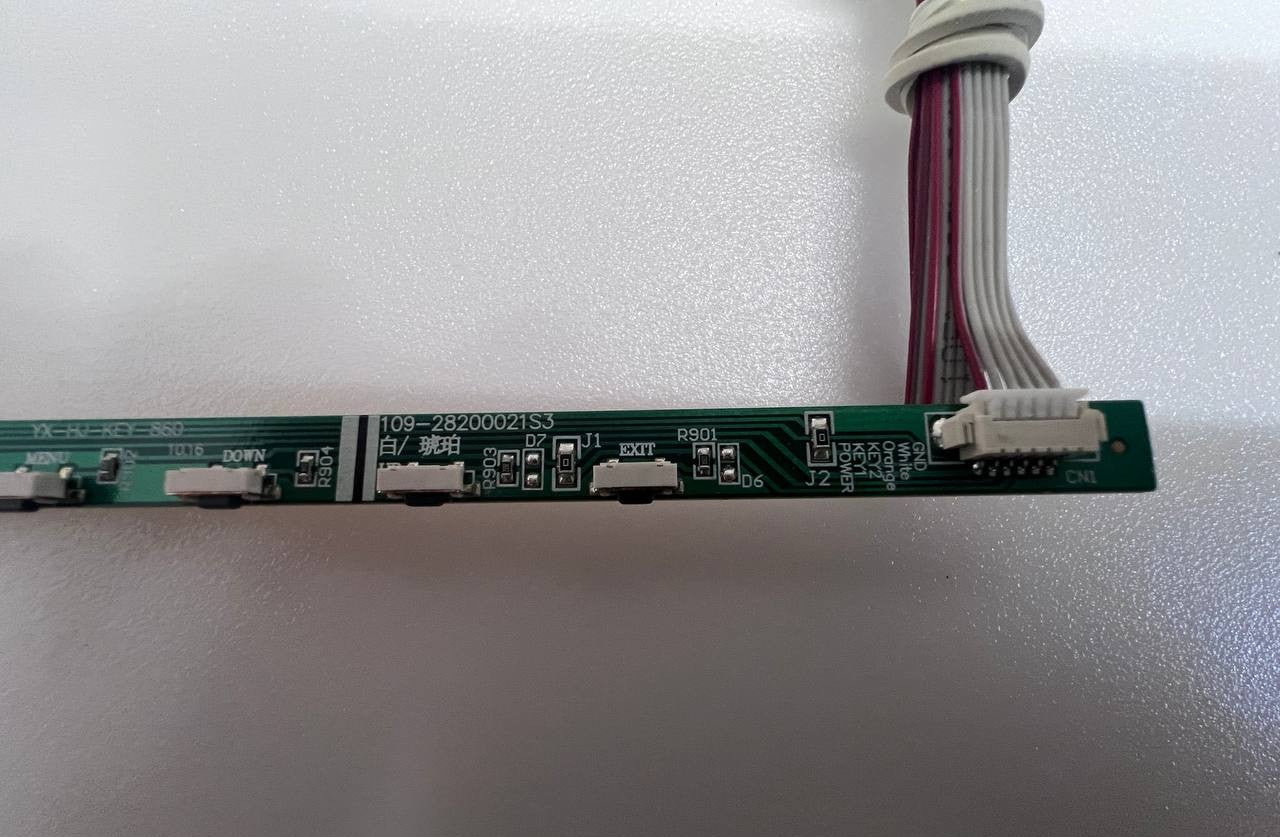 Button Board 109-28350011S3 YX-HJ-KEY-860 for Lenovo ThinkVision E28u-20 Monitor