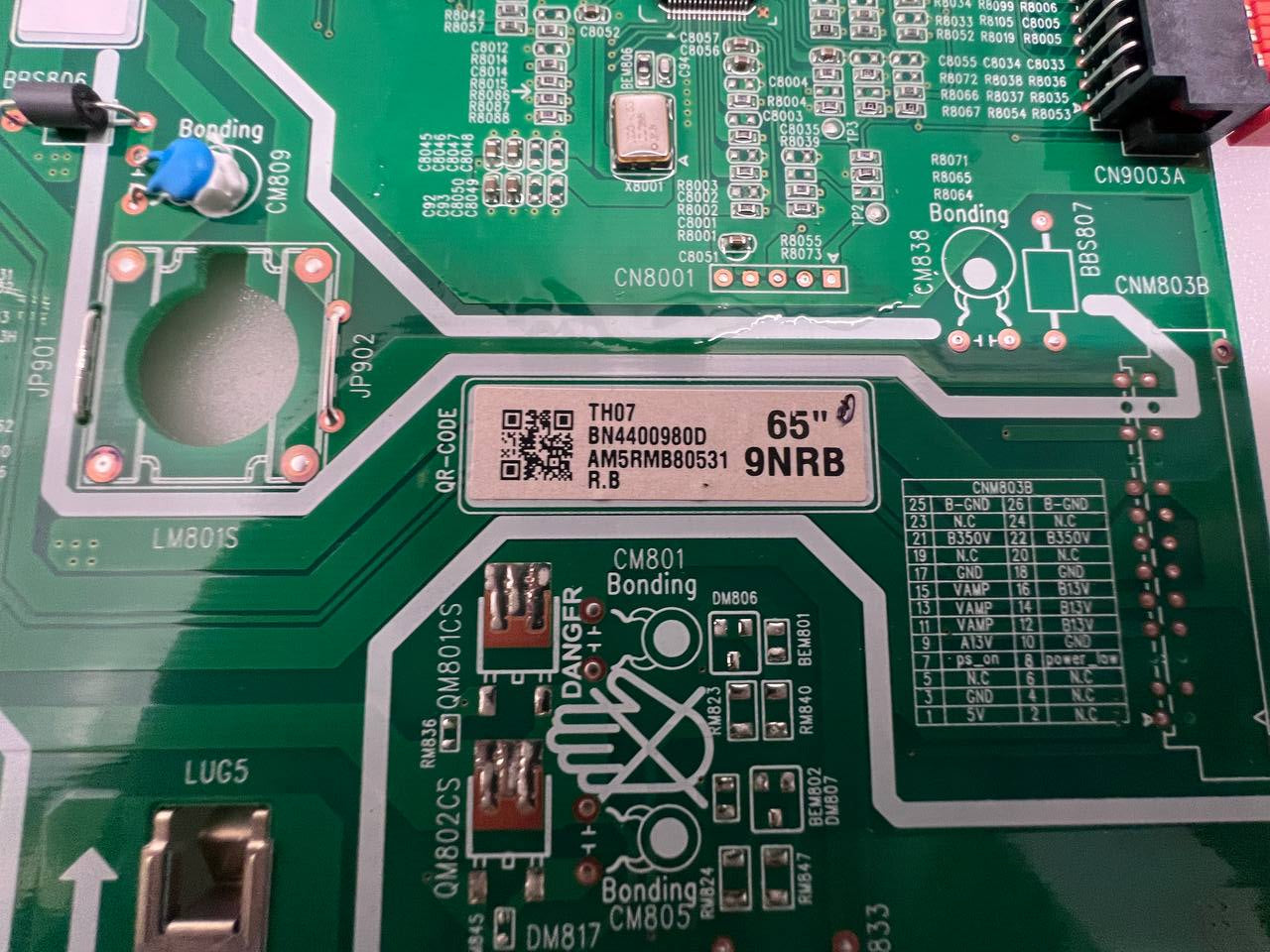 Power Board BN44-00980D for Samsung QE65Q90RATXXH TV