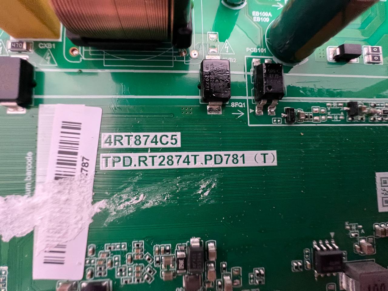 Mother Board 4RT874C5 TDP.RT2874T.PD781 for LG 65UT73003LA TV