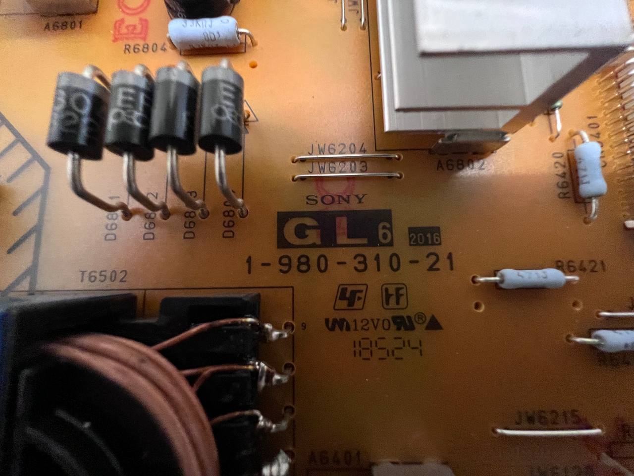 Power Supply 1-980-310-21 for SONY KD-55XF7077 TV