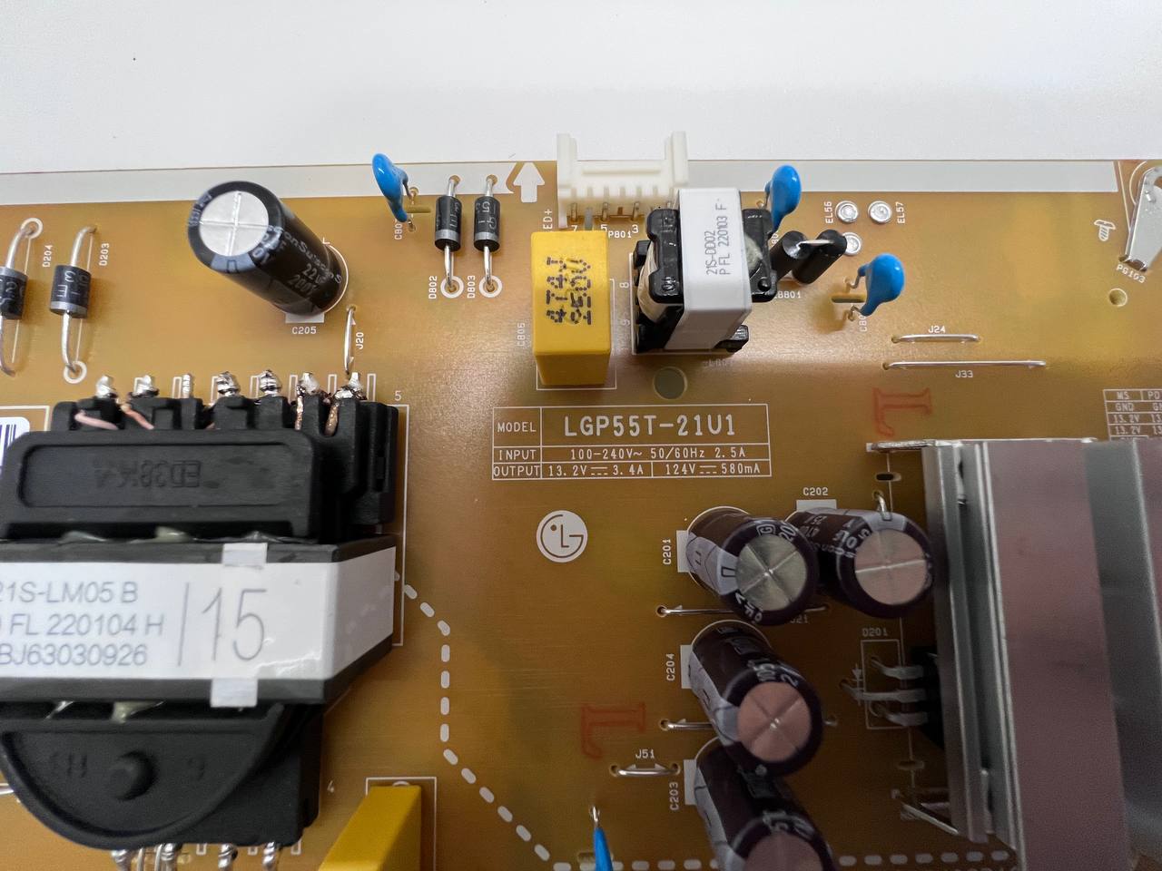 Power Supply LGP55T-21U1 EAX69502604 for LG 55UQ81003LB TV