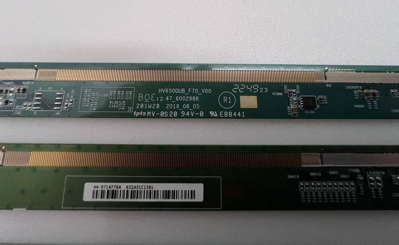 Matrix boards HV650QUB_F70_V00 / HV650QUB_F70_L1 for Hisense 75R6E4 TV