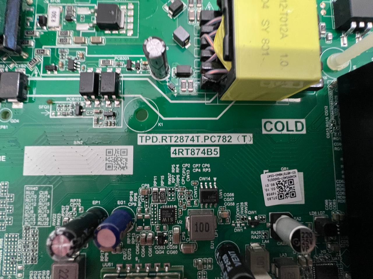 LG 43UT73003LA Smart TV Motherboard - TPD.RT2874T.PC782 (4RT874B5)