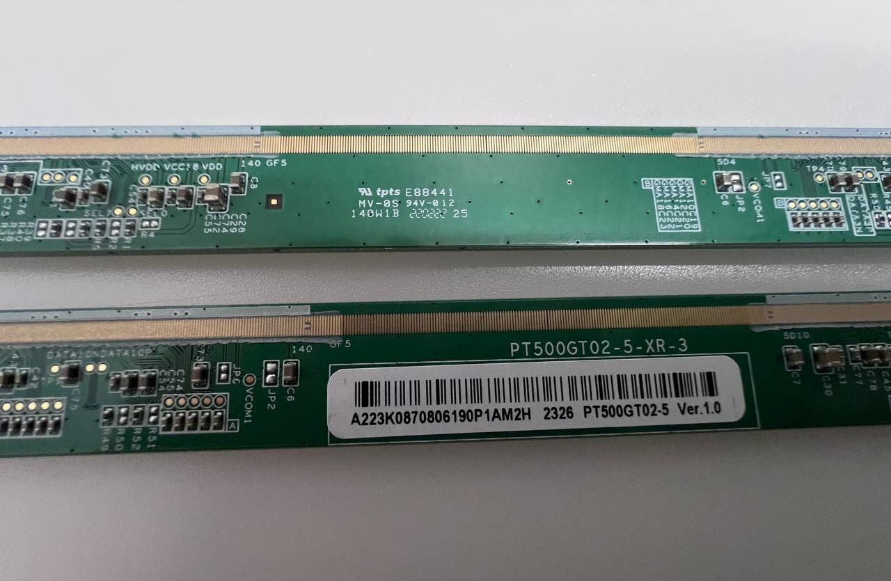 Matrix Boards PT500GT02-5-XL-3 / PT500GT02-5-XR-3 for LG 50UQ75003LF TV