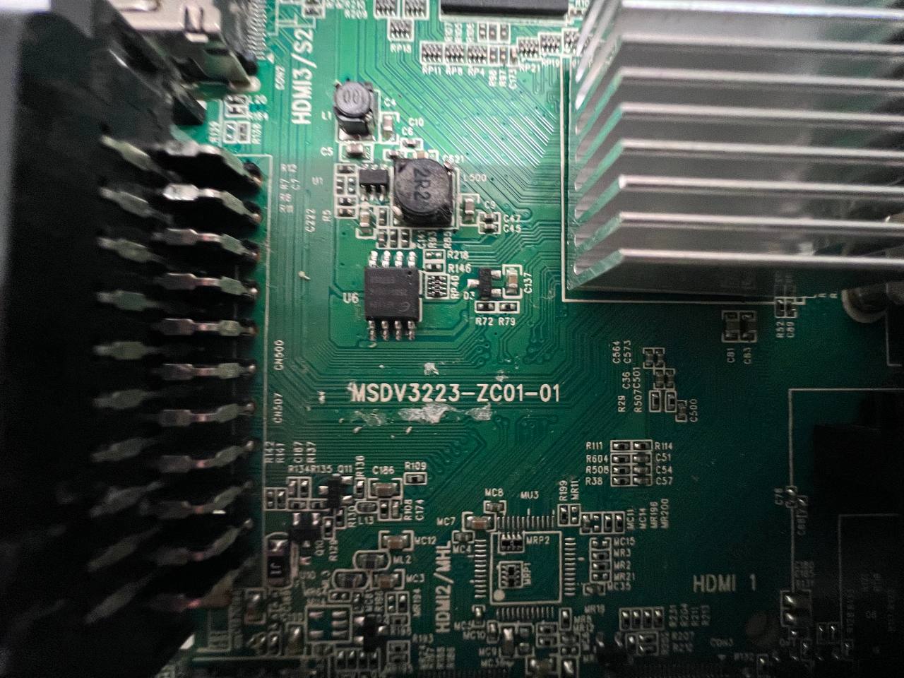 Mainboard MSDV3223-ZC01-01 for JVC LT-40E71 TV