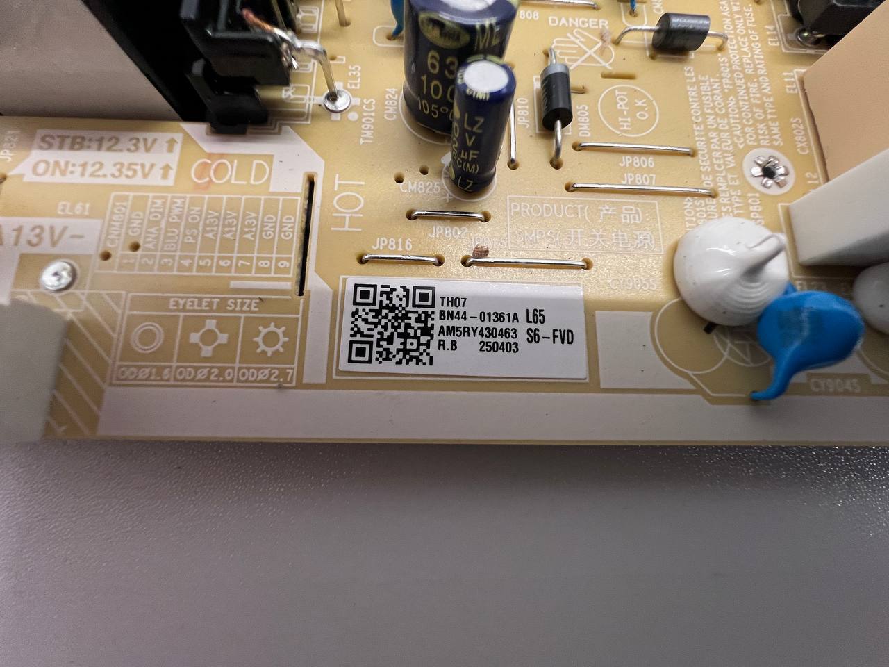 Power Supply BN44-01361A for Samsung TQ65QEF1AU TV