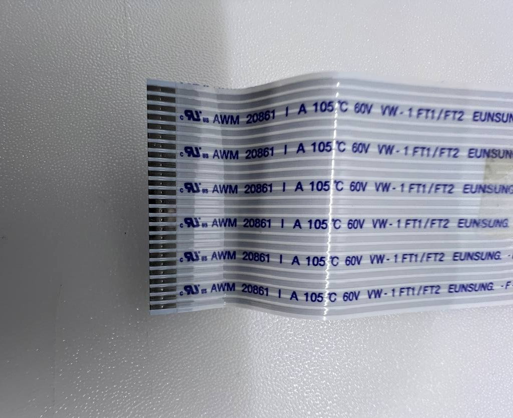 LVDS Cable EUNSUNG-F- E129545 AWM 20861 A 105C 60V VW-1 FT1/FT2 25pin for LG 42PA450T TV