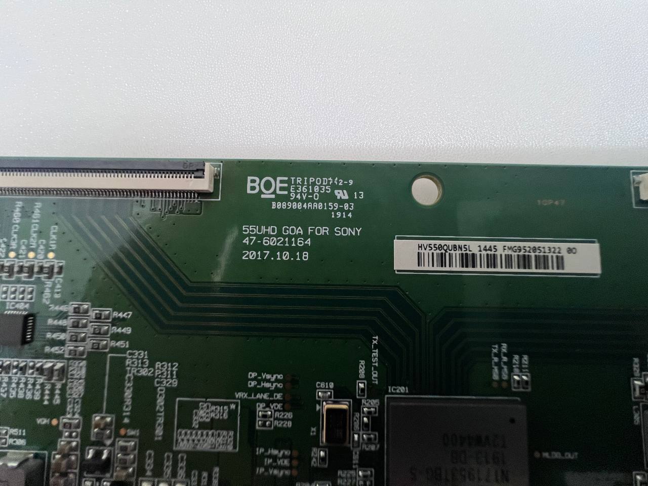 T-con board 55UHD G0A 47-6021164 for Sony KD-55XG8196 TV