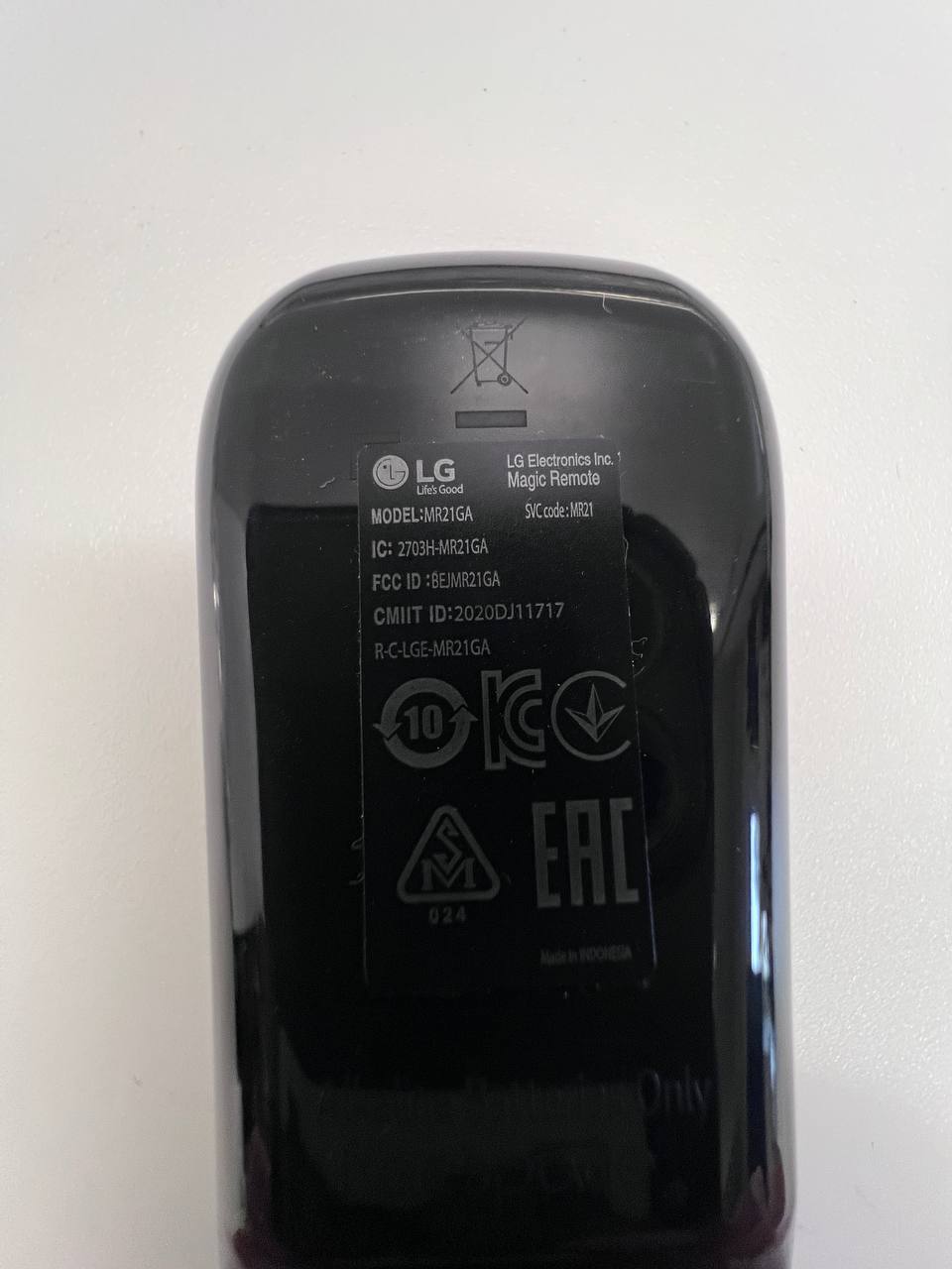 Original Remote Control MR21GA for LG 75NANO813PA TV