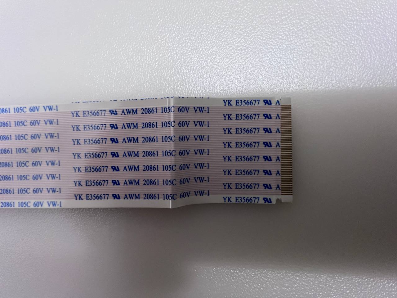 Xiaomi L43M6-6AEU Smart TV LVDS Cable - YK E356677 AWM 20861 105C 60V VW-1