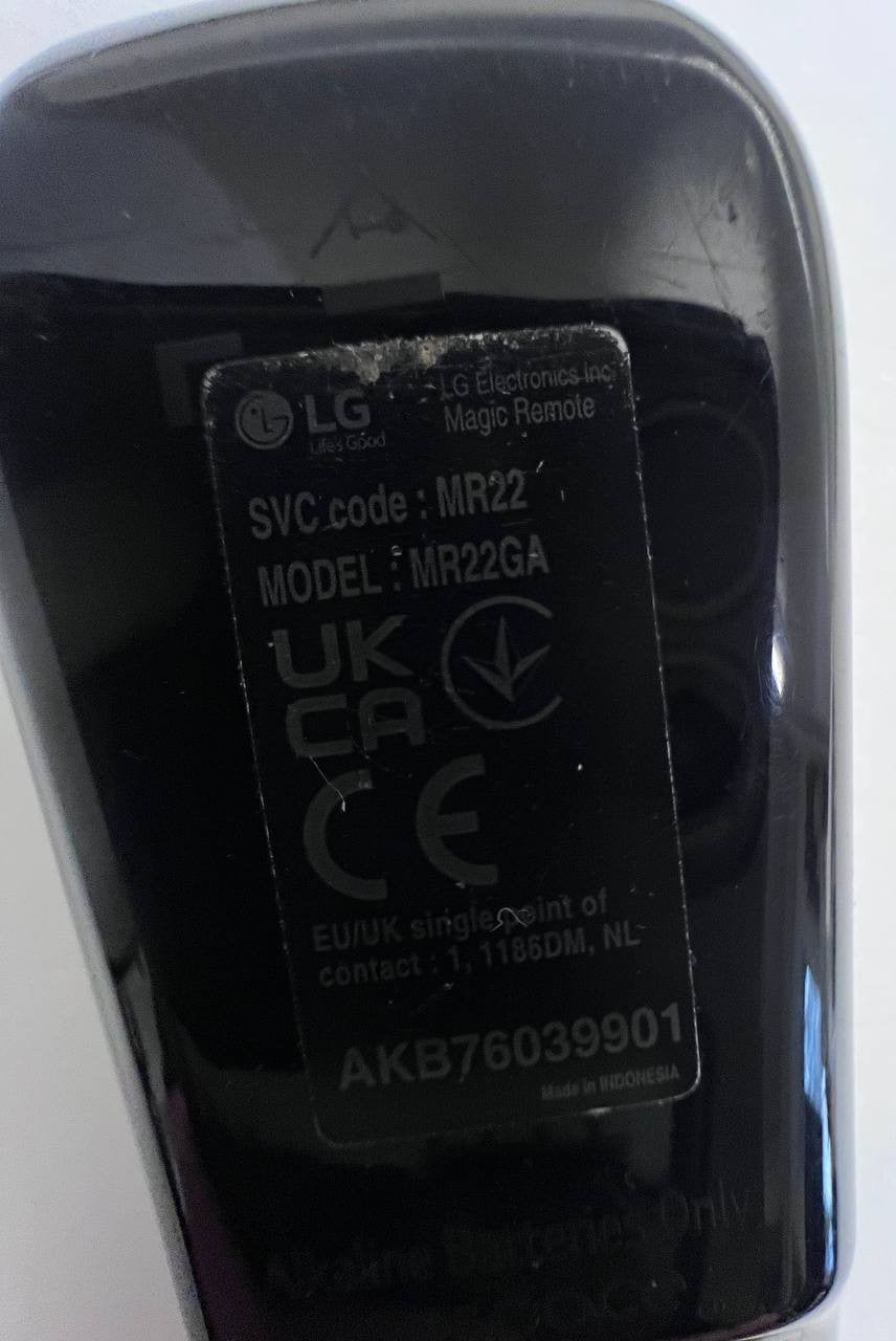 LG 43NANO783QA Smart TV Original Remote Control - MR22GA (AKB76039901)