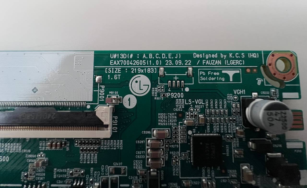 Mother board EAX70042605 for LG 43UR81003LJ TV