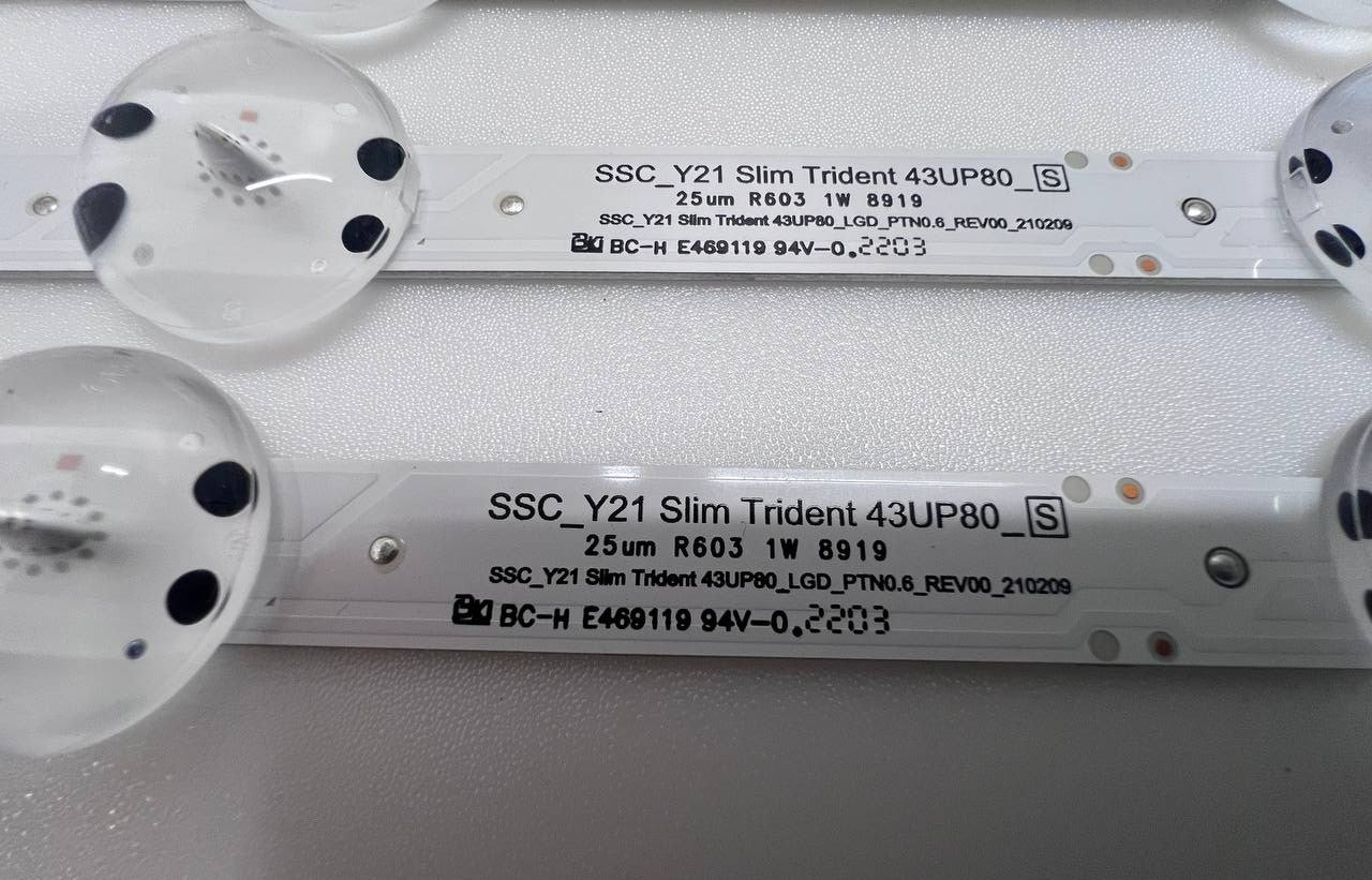 LED Backlight SSC_Y21 Slim Trident 43UP80_S for LG 43UP77003LB TV