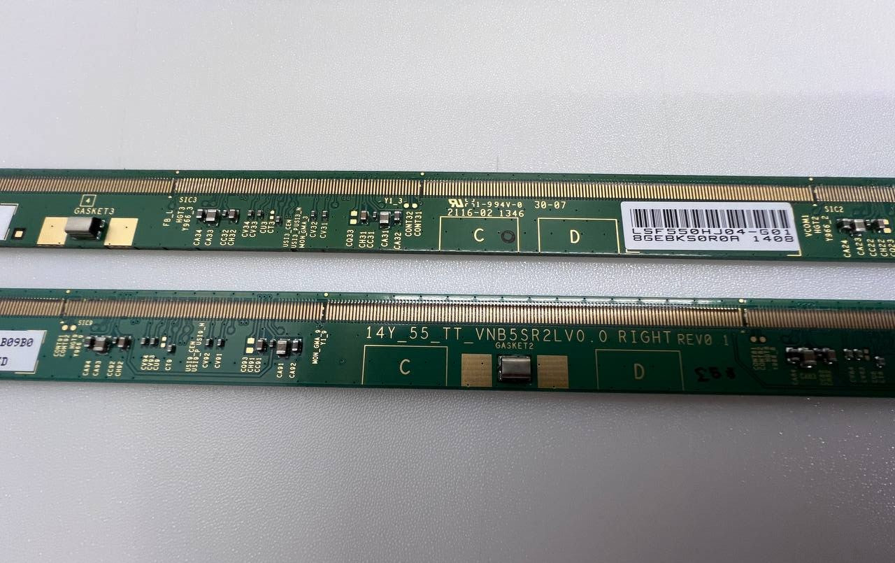 Matrix boards 14Y_55_TT_VNB5SL2LV0.0 LEFT / 14Y_55_TT_VNB5SR2LV0.0 RIGHT for Samsung DB55D TV