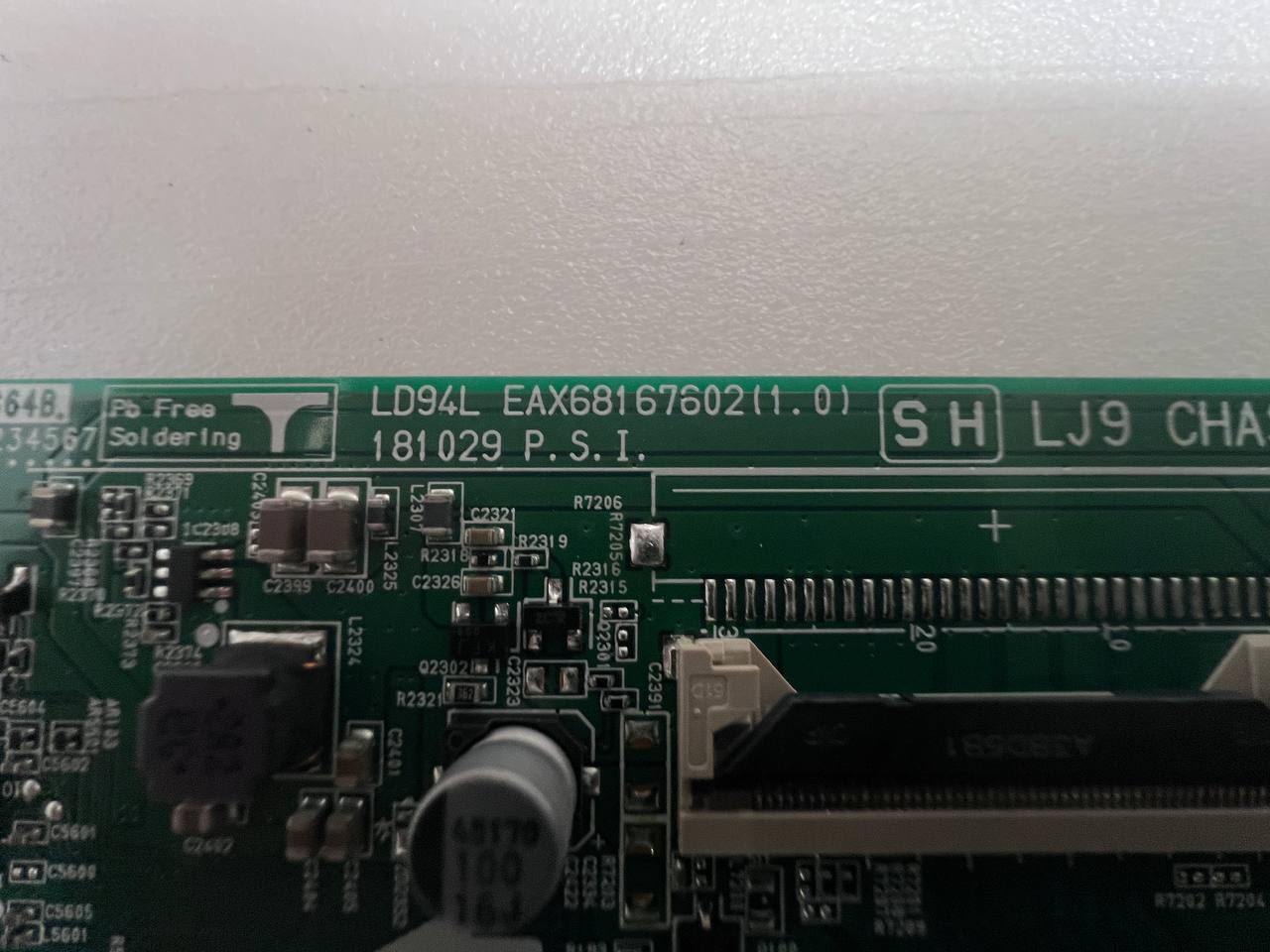 LG 43LM6300PLA TV – EAX68167602 Motherboard